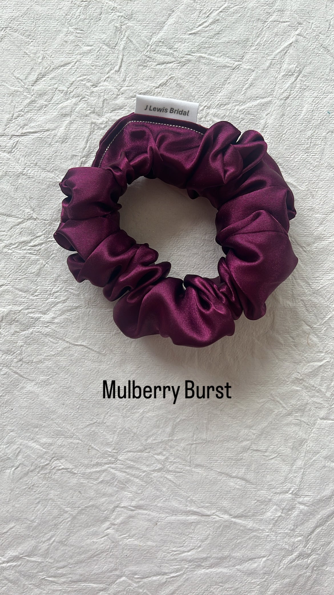 Satin Scrunchies in Various Colors