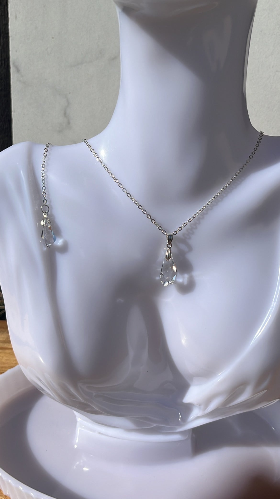 Catherine Sterling Silver Necklace & Backdrop Piece
