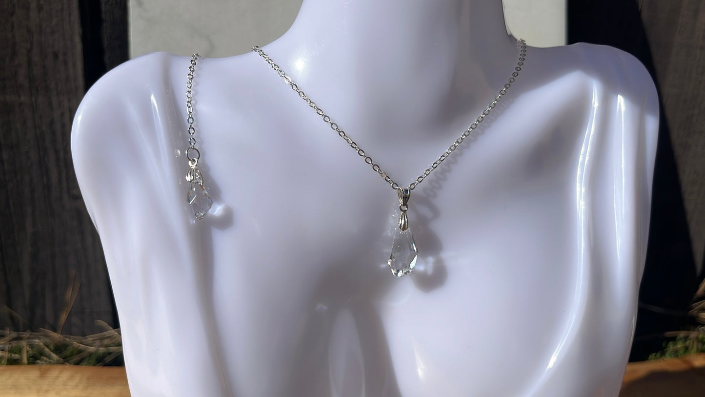 Catherine Sterling Silver Necklace & Backdrop Piece